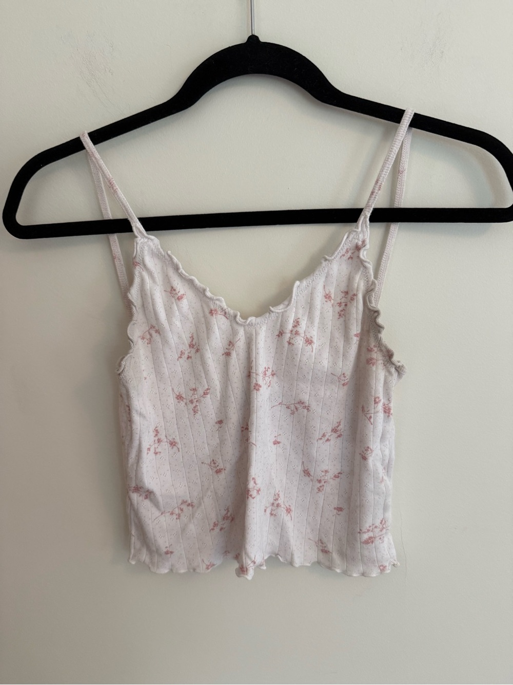 Brandy Melville Vintage Soft Pink Floral Tank